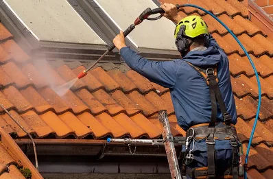 Démoussage et hydrofuge de toiture à Chaliers